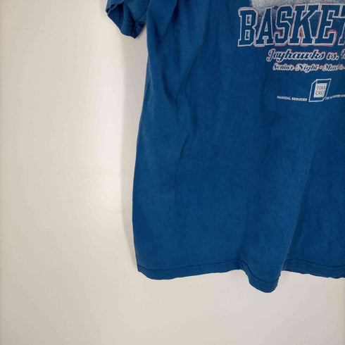 アディダス adidas 00S kansas バスケットボールチーム プリントTシャツ メンズ JPN:L