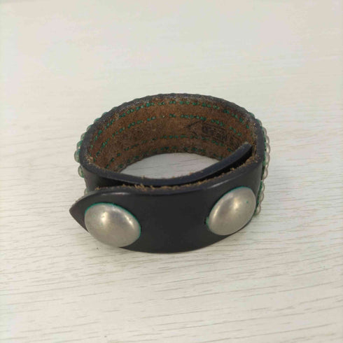 ウルフズヘッド WOLFS HEAD スタッズ レザー バングル メンズ