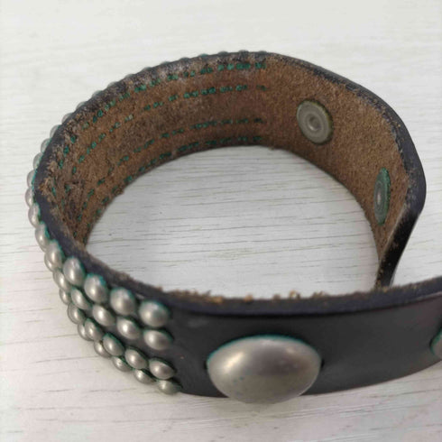 ウルフズヘッド WOLFS HEAD スタッズ レザー バングル メンズ