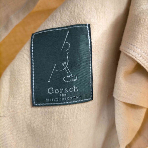 Gorsch the merry coachman リネン混開襟シャツ メンズ JPN:50