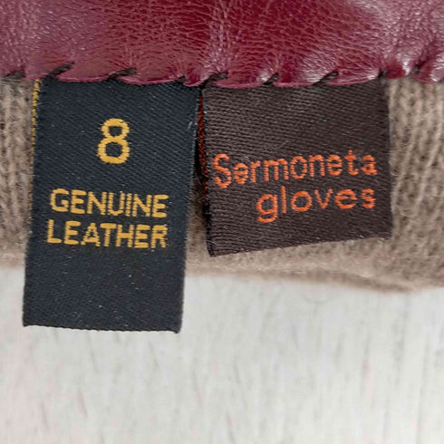 セルモネータ グローブス SERMONETA GLOVES イタリア製 裏地カシミヤ レザーグローブ メンズ 8