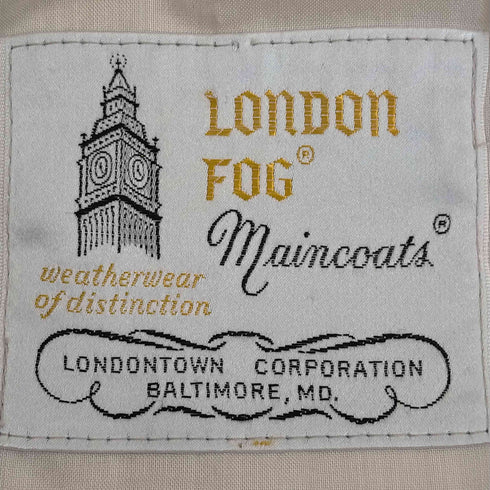 ロンドンフォグ LONDON FOG 80-90s ステンカラーコート スプリングコート レディース 10 REG