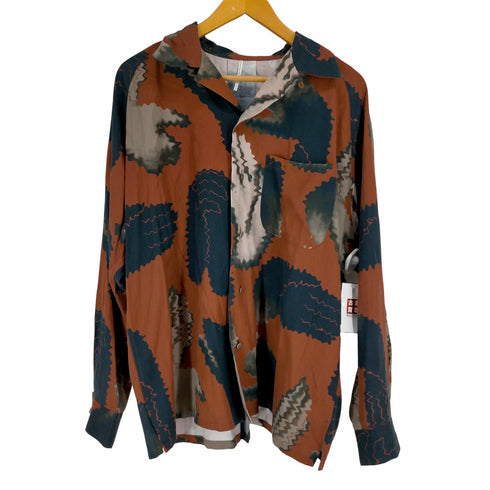 エムズ ブラック m's braque 23SS LONG SLEEVE ALOHA SHIRT メンズ US:40