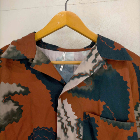エムズ ブラック m's braque 23SS LONG SLEEVE ALOHA SHIRT メンズ US:40