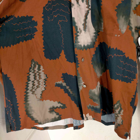 エムズ ブラック m's braque 23SS LONG SLEEVE ALOHA SHIRT メンズ US:40