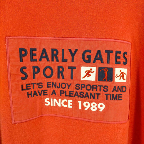 パーリーゲイツ PEARLY GATES 日本製 ロゴスウェット メンズ JPN:3