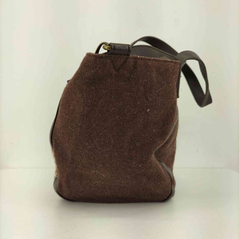 ハリスツイード Harris Tweed 千鳥格子 2wayウールハンドバッグ メンズ