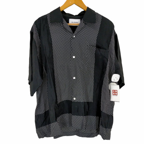 フィルザビル FILL THE BILL 23SS DIAMOND PANEL SHIRT -BLACK- メンズ JPN:1