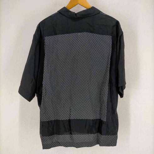 フィルザビル FILL THE BILL 23SS DIAMOND PANEL SHIRT -BLACK- メンズ JPN:1