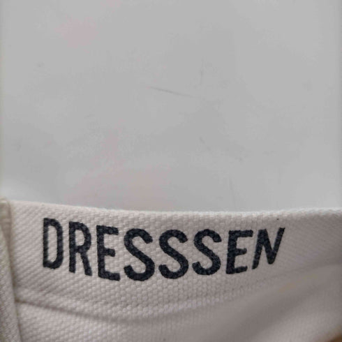 ドレスセン DRESSSEN YES GOOD JOB キャンバス地 エプロン レディース