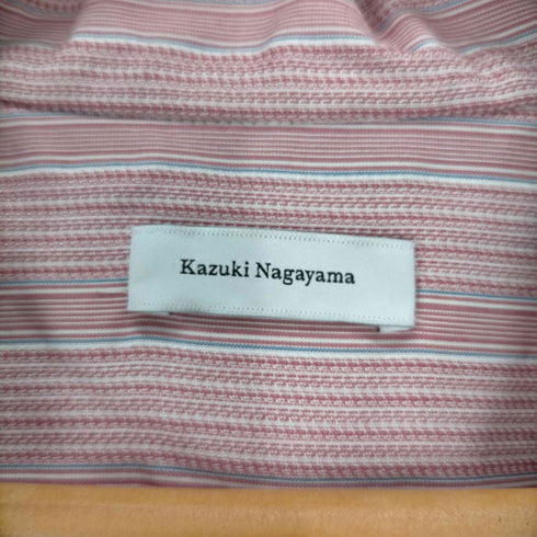 カズキナガヤマ Kazuki Nagayama レーヨン混開襟シャツ メンズ JPN:46