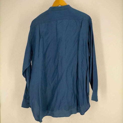 キャプテンサンシャイン KAPTAIN SUNSHINE 22SS リネンシルク混バンドカラーシャツ メンズ US:36