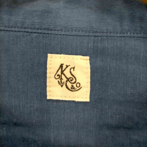 キャプテンサンシャイン KAPTAIN SUNSHINE 22SS リネンシルク混バンドカラーシャツ メンズ US:36