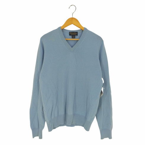 ブルックスブラザーズ BROOKS BROTHERS スコットランド製 Vネック カシミヤニット メンズ import:M