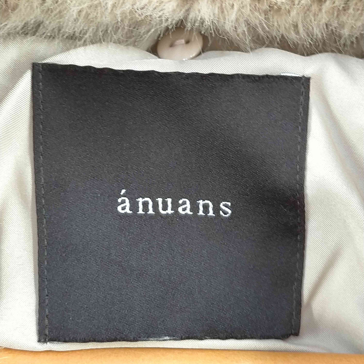 アニュアンス anuans 2wayファーカラーダウンコート レディース JPN：M