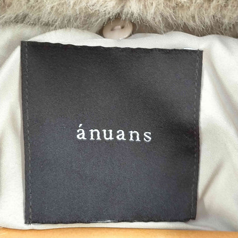 アニュアンス anuans 2wayファーカラーダウンコート レディース JPN:M