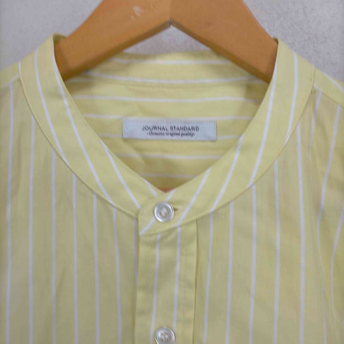 ジャーナルスタンダード JOURNAL STANDARD 23SS バンドカラーストライプシャツ メンズ JPN:M