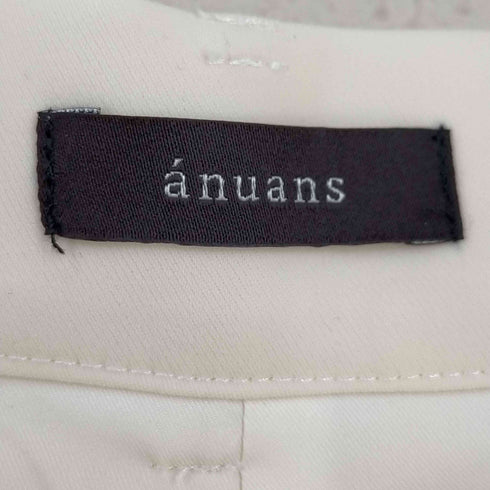 アニュアンス anuans ダブルクロスボックスタックパンツ レディース JPN:M