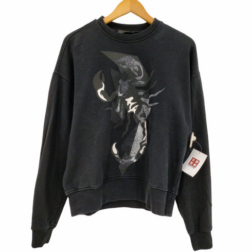 ディーゼルブラックゴールド DIESEL BLACK GOLD サソリプリント クルーネックスウェット メンズ import:S