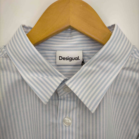デシグアル Desigual パッチ ストライプシャツ メンズ JPN:M