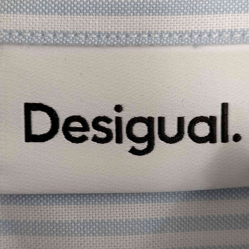 デシグアル Desigual パッチ ストライプシャツ メンズ JPN:M