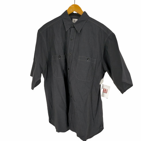 ブラームスルーツストックス blurhms ROOTSTOCK 23SS ホワイトステッチ半袖シャツ メンズ JPN:2