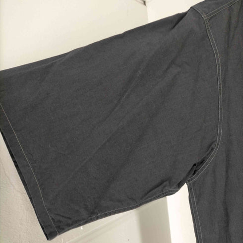 ブラームスルーツストックス blurhms ROOTSTOCK 23SS ホワイトステッチ半袖シャツ メンズ JPN:2