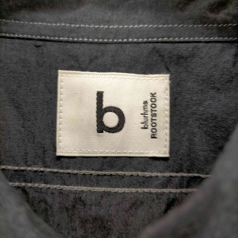 ブラームスルーツストックス blurhms ROOTSTOCK 23SS ホワイトステッチ半袖シャツ メンズ JPN:2