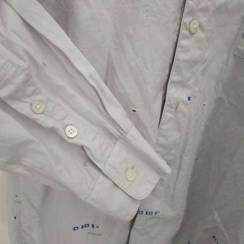 パパス papas ポイント刺繍 BD長袖シャツ MANIERE DE HEMING メンズ