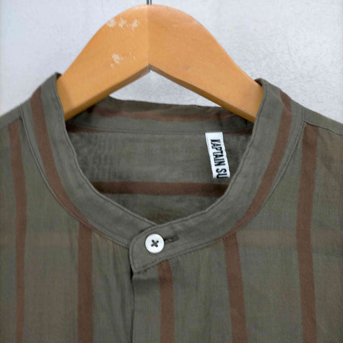 キャプテンサンシャイン KAPTAIN SUNSHINE 23SS Stand Collar Shirt メンズ US:36