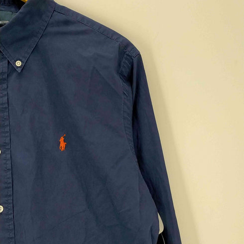 ポロバイラルフローレン Polo by RALPH LAUREN ポニー刺繍 CUSTOM FIT ボタンダウン長袖シャツ メンズ import:L