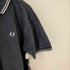 フレッドペリー FRED PERRY ワンポイント刺繍 鹿の子 ポロシャツ メンズ import:L