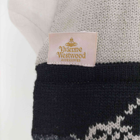ヴィヴィアンウエストウッド アクセサリー Vivienne Westwood Accessories オーブ 総柄 バイカラー リバーシブル スヌード レディース