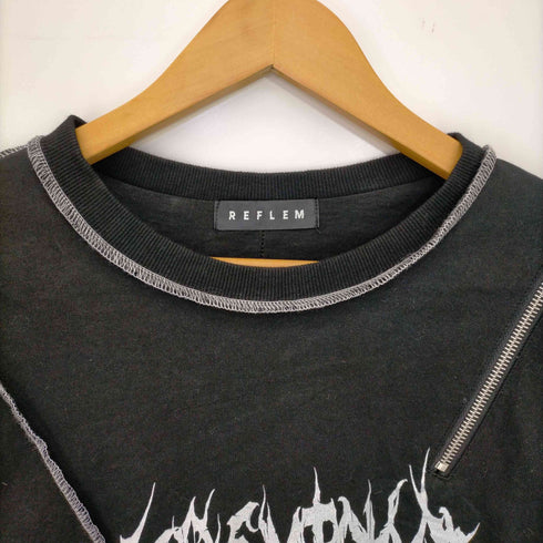 レフレム REFLEM オーバーステッチL/S Tee レディース FREE