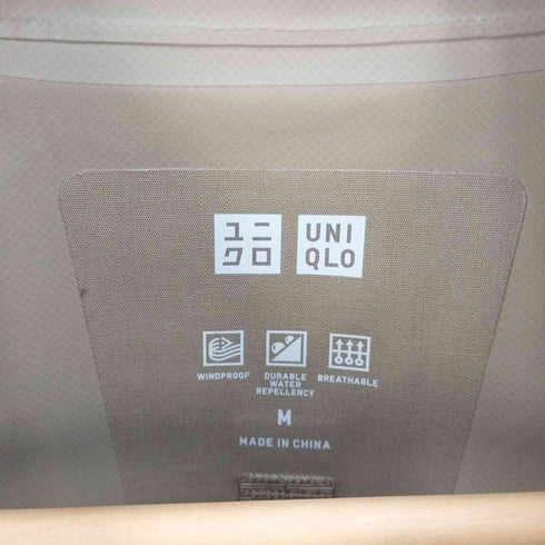 ユニクロ UNIQLO ブロックテックコート メンズ JPN:M