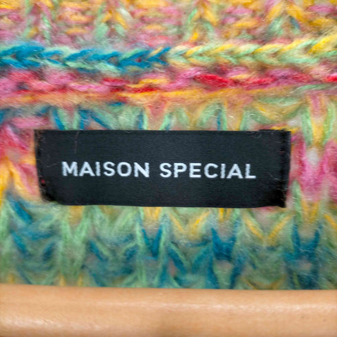 メゾンスペシャル MAISON SPECIAL Splashed Pattern Knit Wear レディース FREE