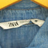 ザラ ZARA オーバーサイズシャンブレーシャツ レディース import:S