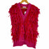 メゾンスペシャル MAISON SPECIAL Shaggy Fringe Hand Vest レディース FREE