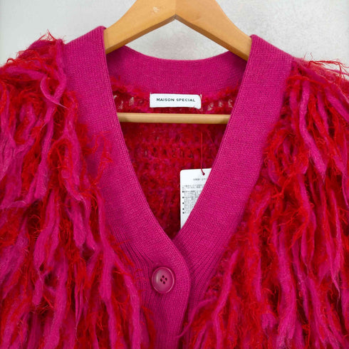 メゾンスペシャル MAISON SPECIAL Shaggy Fringe Hand Vest レディース FREE