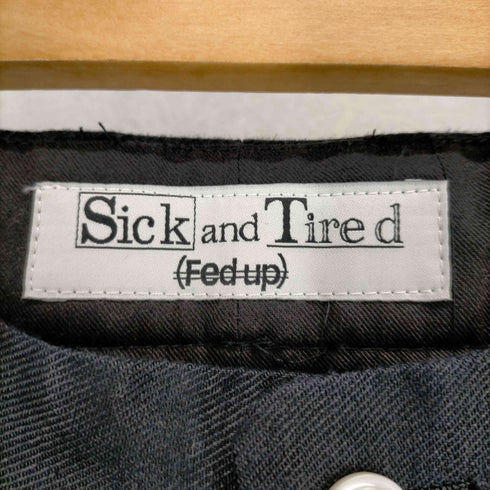 Sick and Tired リネン2タックスラックスパンツ メンズ JPN:1