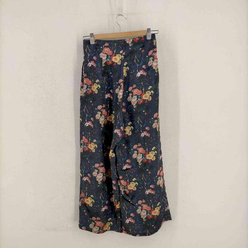 cardo fabrica 日本製 花柄ガウチョパンツ レディース FREE