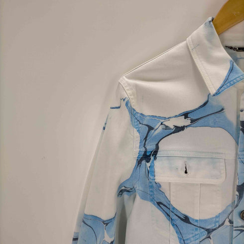 ドルチェアンドガッバーナ DOLCE&GABBANA Blanc Logo Broderie Jeans メンズ 44