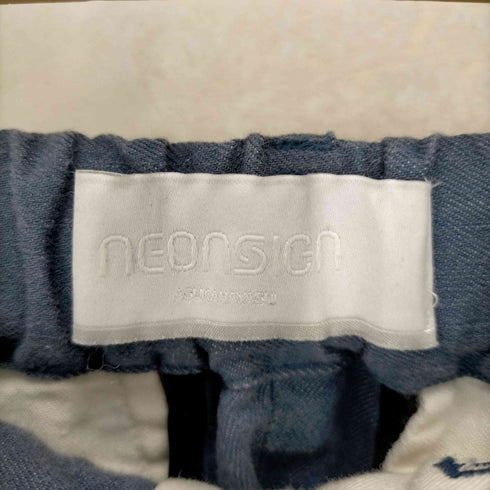 ネオンサイン NEON SIGN 23SS 2タックワイドパンツ メンズ