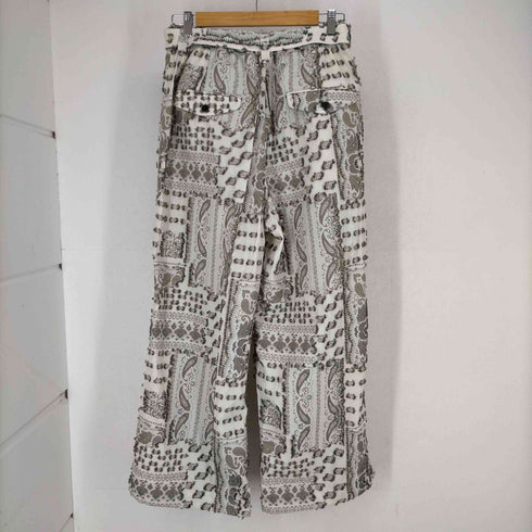 メゾンスペシャル MAISON SPECIAL 23AW Damask Jacquard Cut Snow Wide Pants メンズ JPN:0