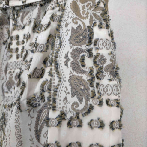 メゾンスペシャル MAISON SPECIAL 23AW Damask Jacquard Cut Snow Wide Pants メンズ JPN:0