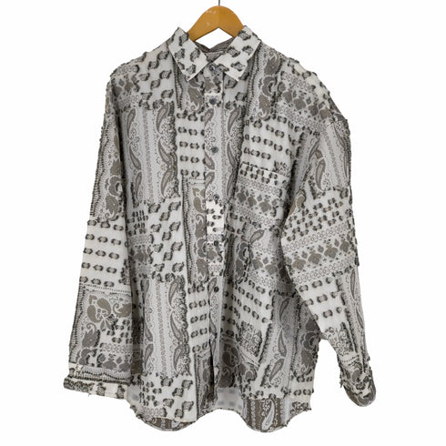 メゾンスペシャル MAISON SPECIAL Prime-Over Damask Cut Jacquard Shirt メンズ JPN:1