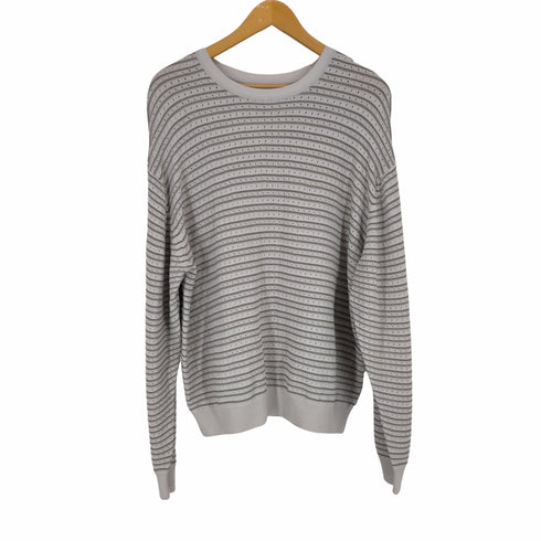 ヴァイナルアーカイブ VAINL ARCHIVE パンチングレーヨンボーダーL/S TEE メンズ JPN:M