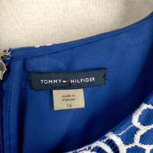 トミーヒルフィガー TOMMY HILFIGER フラワー刺しゅうワンピース レディース 16