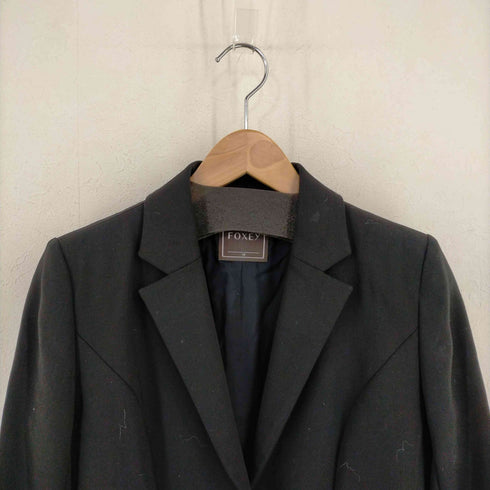 フォクシー FOXEY 1Bシングルテーラードジャケット レディース EUR:38