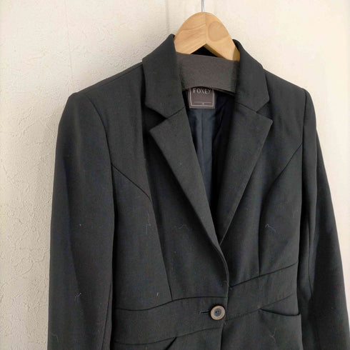 フォクシー FOXEY 1Bシングルテーラードジャケット レディース EUR:38